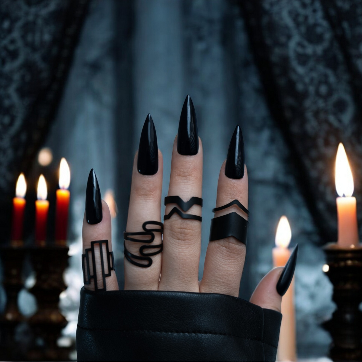 Black Claws - Gel Nails