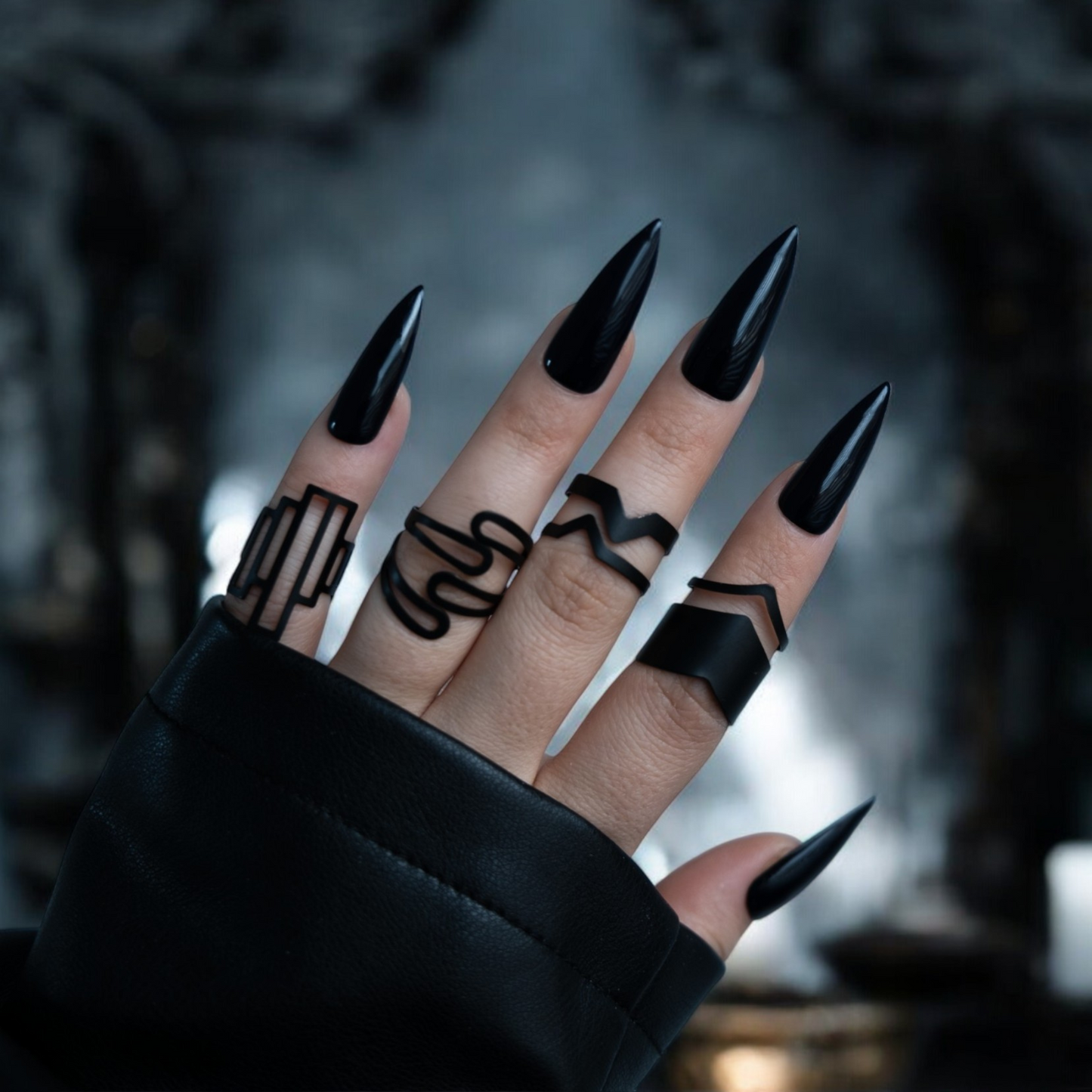 Black Claws - Gel Nails