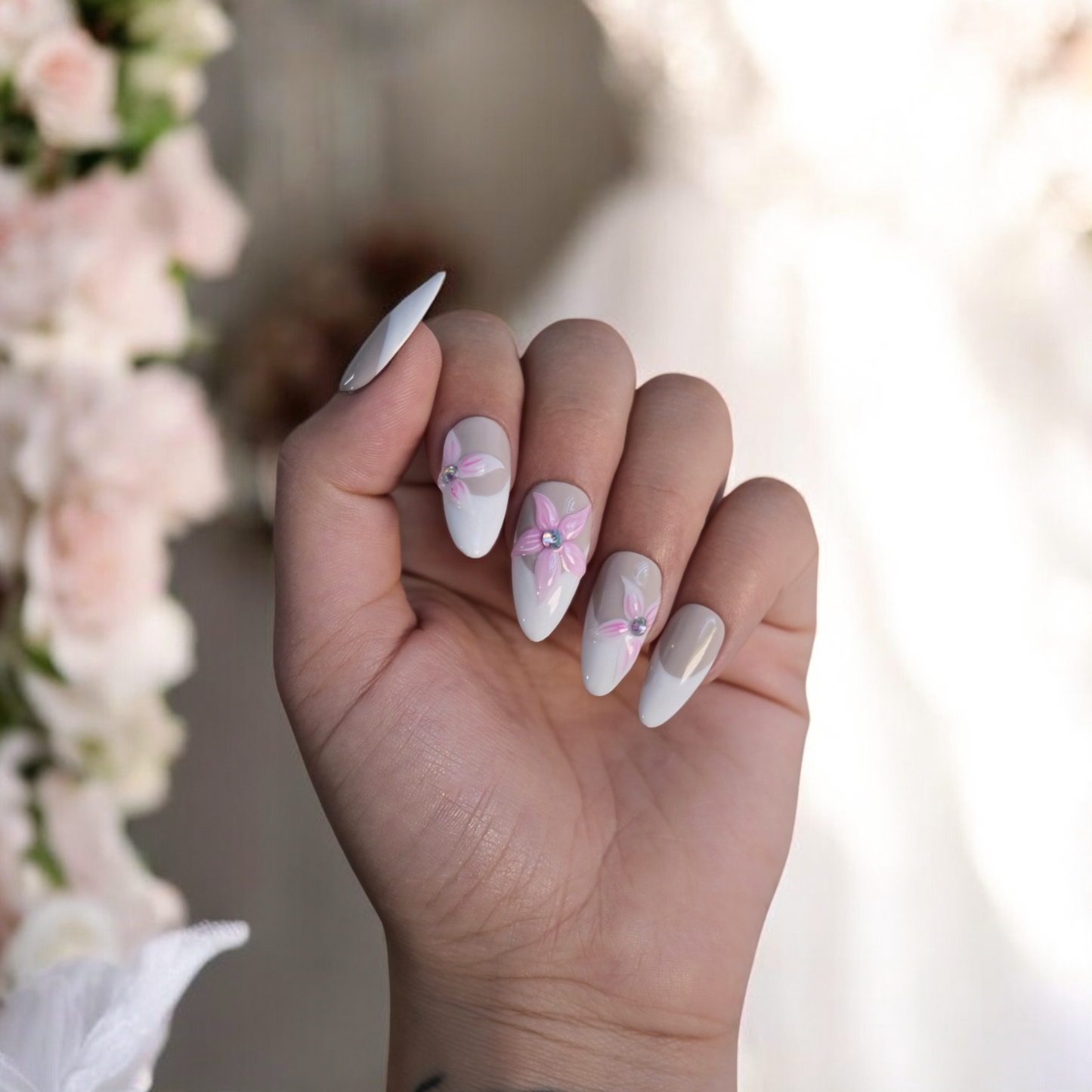 Floral Dance - Gel Nails